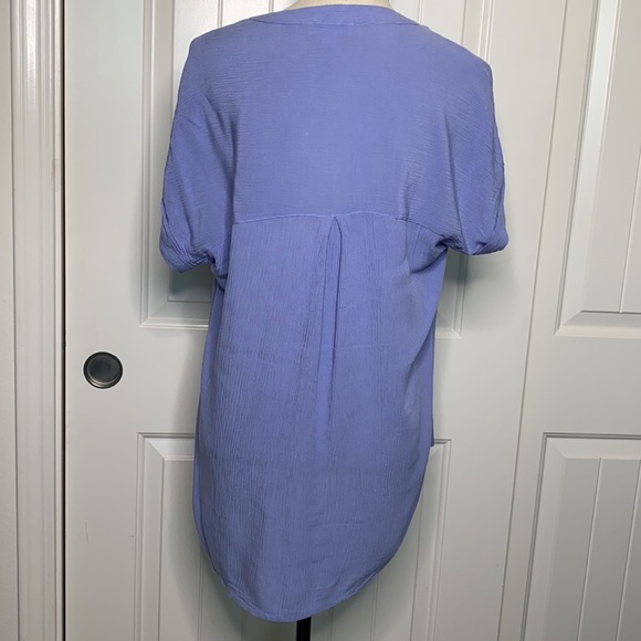 BeachLunchLounge lavender v neck blouse - Picture 6 of 12
